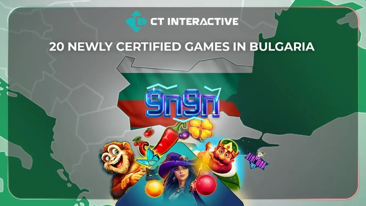 Pemandangan abstrak dari antarmuka permainan slot digital yang modern dan berwarna-warni.